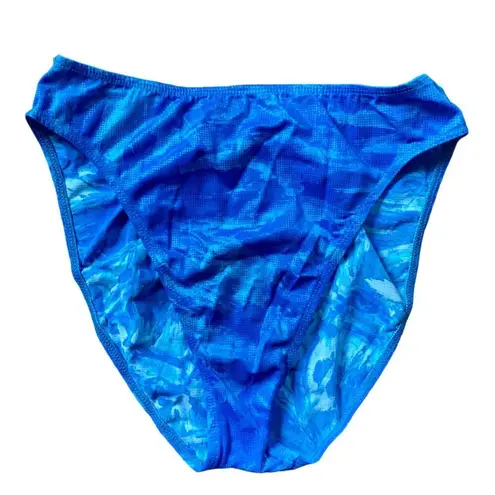 Size L//Vintage 90s Blue Sparkle Bikini Swimsuit Size L