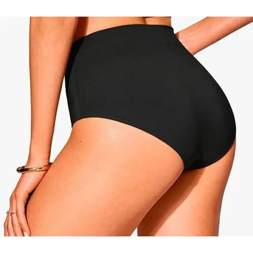 CRZ Yoga High Waisted Bikini Bottom Black Size S (4-6) New With Tag