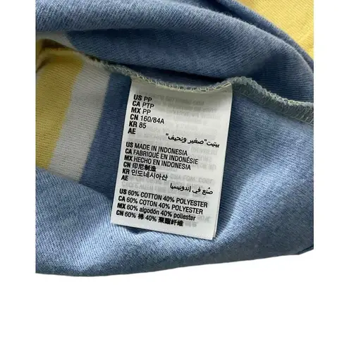 Karen Scott Multicolor Striped Shirt Women Petite Size PP | 7-15