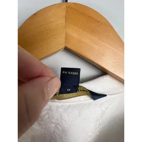 Brooks Brothers Women's Button-Up Shirt White Size 6 100% Cotton Career Minimali