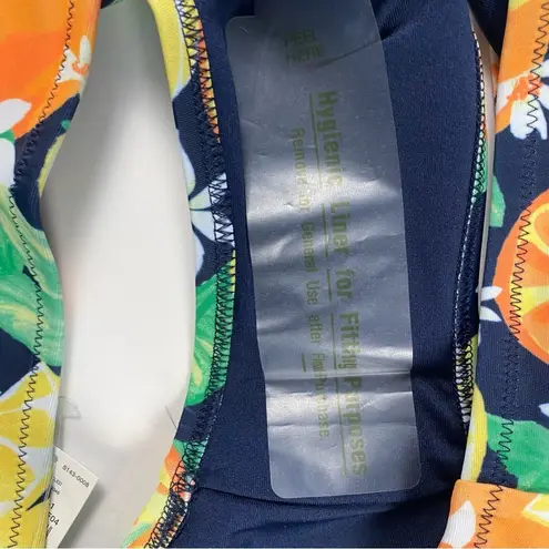 Old Navy Bikini Swim Bottoms Women XXXL Blue Yellow Orange Tropical Low Rise Size undefined
