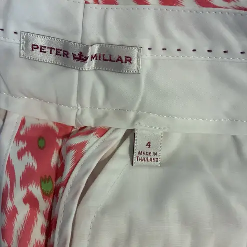 Peter Millar Womens Pink & Capri Pants Comfort Classic Colorful Size 4