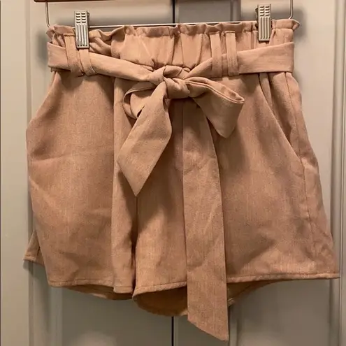 Moon River Elastic Waist Shorts