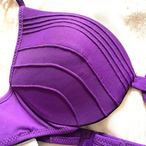 La Perla NEW Studio Italian Bikini Top Purple 6