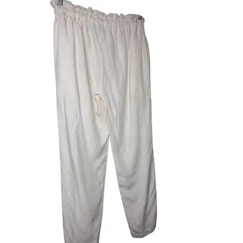 Hatch Drawstring The Linen Paper Bag Pants Maternity Sz. 0 (US 0