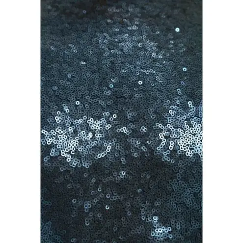 Lulus  Women's Small Time to Shine Blue Sequin Bodycon‎ Mini Dress Party Cocktail