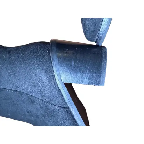 Seychelles Womens Thigh High Black Suede Boots Size 9 Block Heel