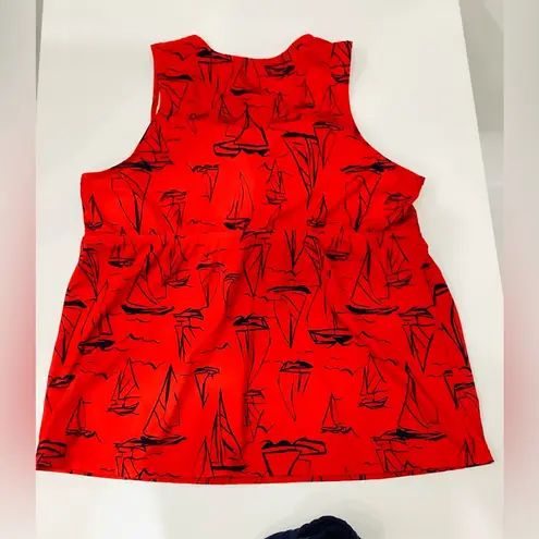 So NICE swim tankini top w/ bottom 🏖️🏝️ Red Size 18
