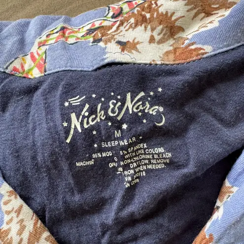 Nick & Nora Nick & Nara Dog Printed Pajama Shirt