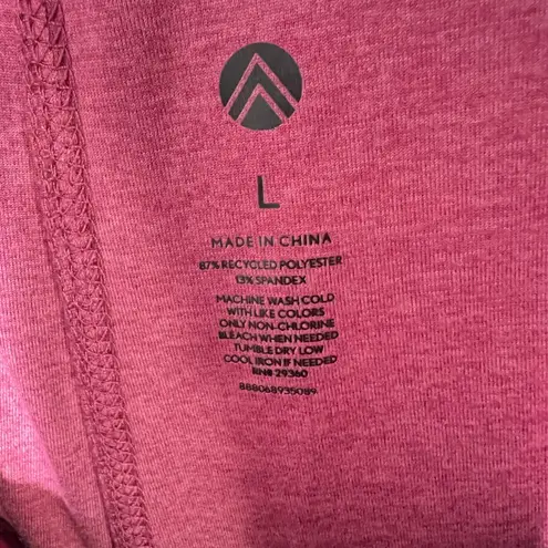 Athletic Joggers Drawstring Waist Lounge Pants Comfy Soft Casual Size Large Pink