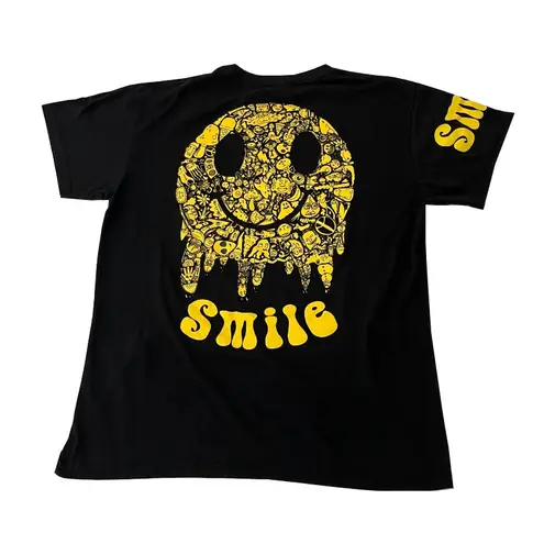 Weekend Warrior Black & Yellow SMILE Graphic T