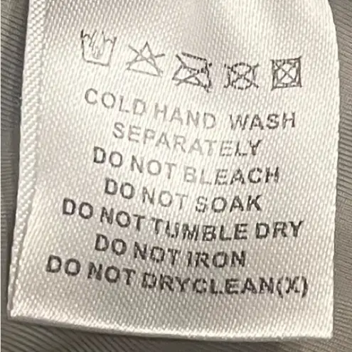 Meshki Astrid sage green Long Sleeve Corsetted Waist Mini Dress, size Small.