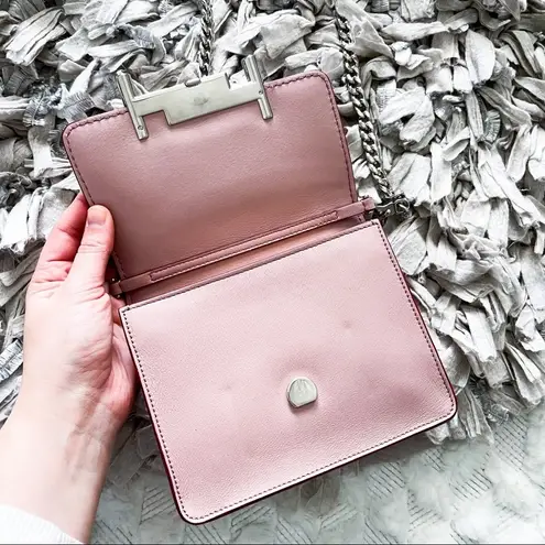 Tod's Tod’s Amu Clutch Mini in Light Pink Leather