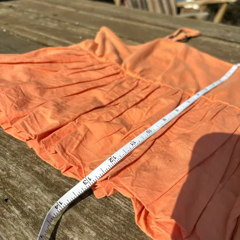 Maeve Ruffled Bubble-Hem Cropped Tank | Size XL