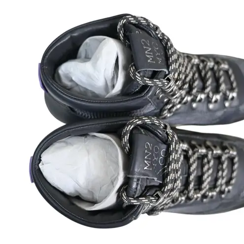 Miz Mooz Womens 8.5 Alpyne High Top Leather Sneaker in Slate NEW