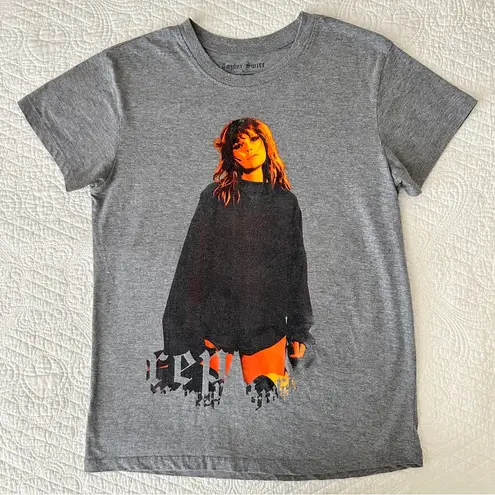 Taylor Swift Reputation T-Shirt Tee Gray Pop Music Singer Songwriter Tour