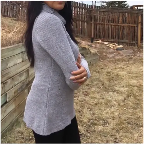 William Rast Heather Gray Turtle Neck Sweater