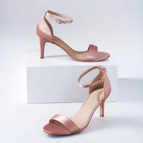 BHLDN  Egret Heels In Pink Blush Size 8