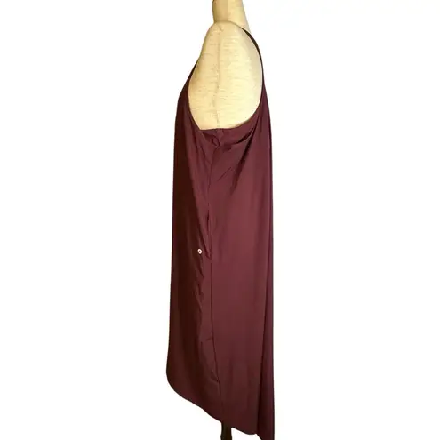 Halara Breezeful RacerPocket High Low Flowy Midi Quick Dry Casual Dress Size XL