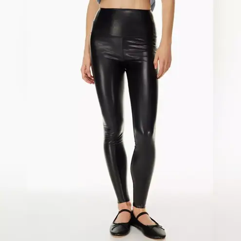 Wilfred NWOT Free Daria "Un Real" Faux Leather Leggings High Waisted Gray Large