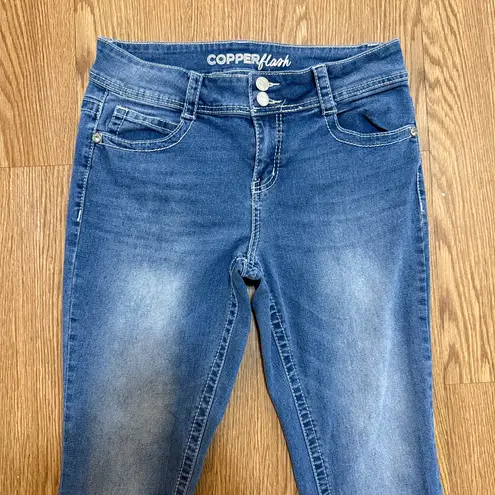Copper Flash Jeans Women’s 8 Curvy Mid