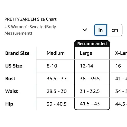 PRETTYGARDEN NEW Tan Sweater Off The Shoulder Long Sleeve Loose M