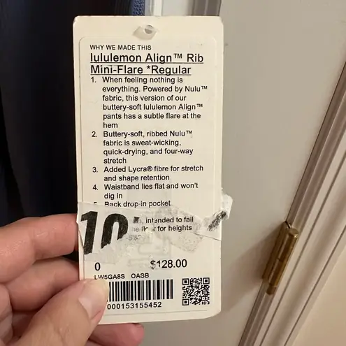 Lululemon  ALIGN RIBBED MINI FLARE SIZE 0 - Image 4