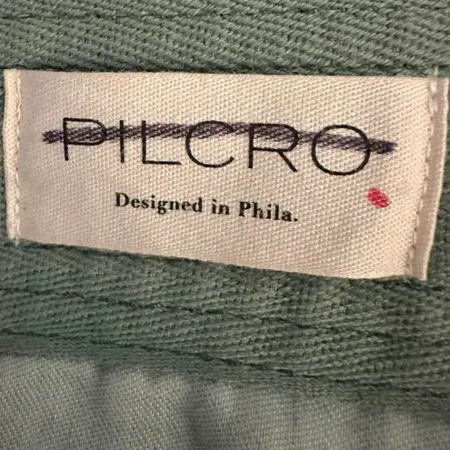 Pilcro Anthropologie Slouchy Fit Surplus Pants 28 Barrel Cargo Army Green NWT