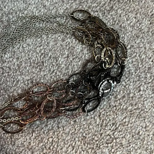 Premier Designs NEW October Zest Mixed Metals Necklace