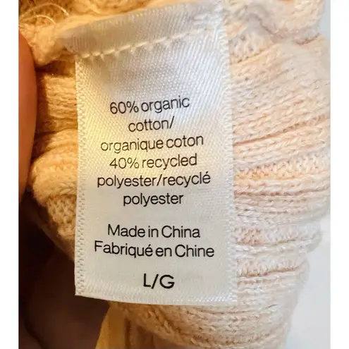 Eberjay Eberjey Infinite V-Neck Ribbed Sweater Tank Peach Parfait Large Loungewear