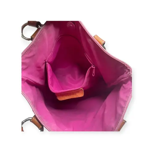 Vintage: Maurizio Taiuti 𖦹 Top Handle Mini Bag Handbag 𖦹 Pink Leather 𖦹 Italy 𖦹