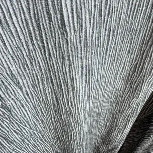 Soft Surroundings Gray Viscose Cowl Neck Gauze Fabric Lightweight Tunic Size M