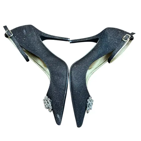 Badgley Mischka Badgley Mischka Shoes Womens Size 8 Ankle Strap Heels Embellished Pumps Glam