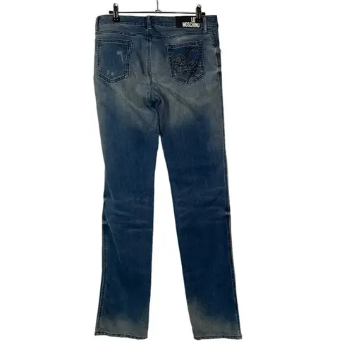 Love moschino Tequila Bum Bum Straight Leg Jeans 29