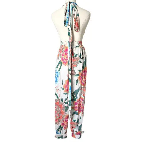 Mara Hoffman Swim Arcadia Wrap Jumpsuit in Floral Print Size XS