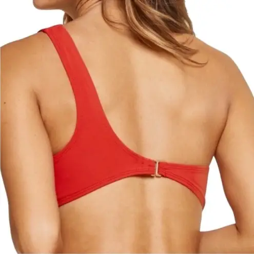 Andie Swim 'The Wyndwood' Bikini Swim Top in Cherry Red NWT Size XL