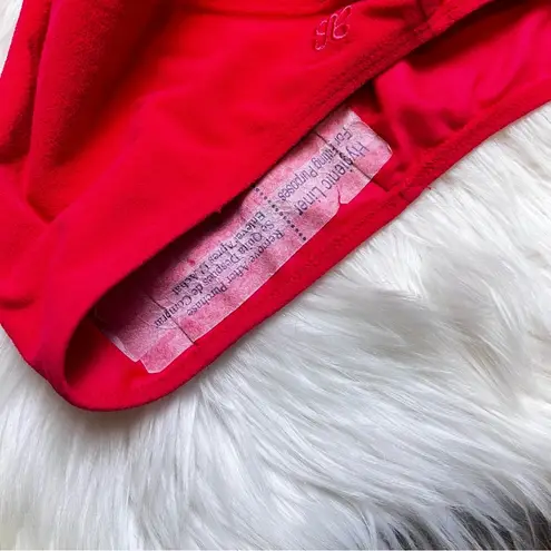 ALBION FIT Albion Red Terry Almost Cheeky Swim Bottom. Size XSmall. New Without Tags.