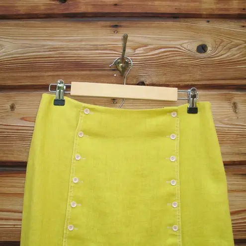 Rebecca Taylor 100% Linen A Line Skirt