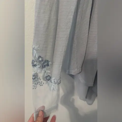 Free People  Saheli Top Tunic Mini Dress Lace Floral Mesh Sheer Embroidery Med