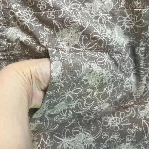 Duluth Trading Co Breezeshooter Skirt Skort with Interior Shorts Size 8 Brown