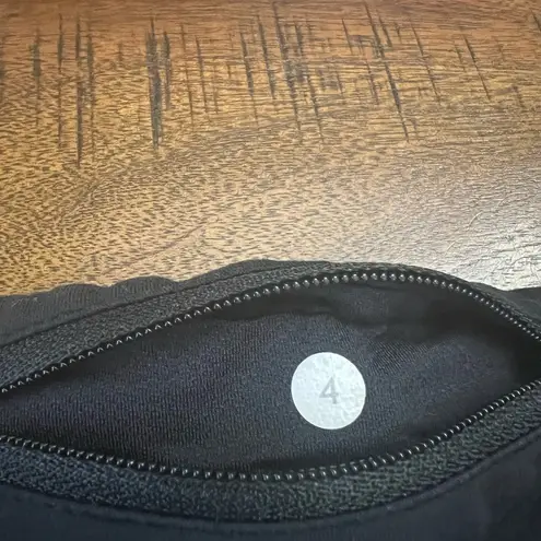 Lululemon  Speed Up Shorts – Black/White Speckle | Size 4 - Image 3