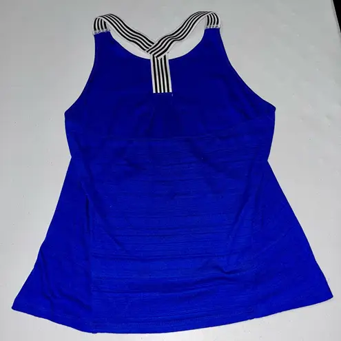 None 💙 Graphic Racerback Athletic Tank Top