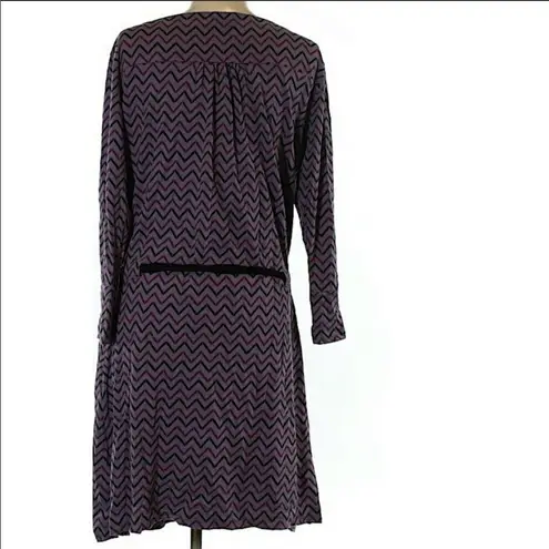 The North Face  Purple Long Sleeve Chevron Dress