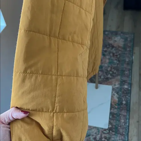 Free People FP Movement Perri Packable Puffer Jacket in Golden Ochre Size M $198 Gold Size M