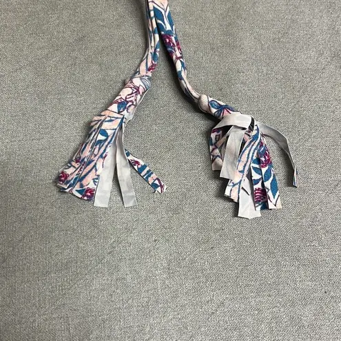 Eberjay Eberjey Marimar Gisele Swimwear Bikini Top Cream Red Floral Large Adjustable NWT