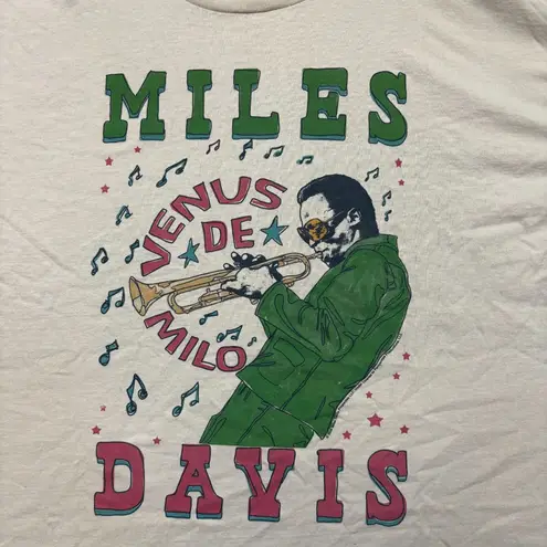 Miles Davis Venus de Milo Jazz Trumpet Icon Oversized T-Shirt Size XXL