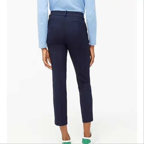 J. Crew Mercatile Slim Crop Ruby Pant Navy Blue 2 Blue
