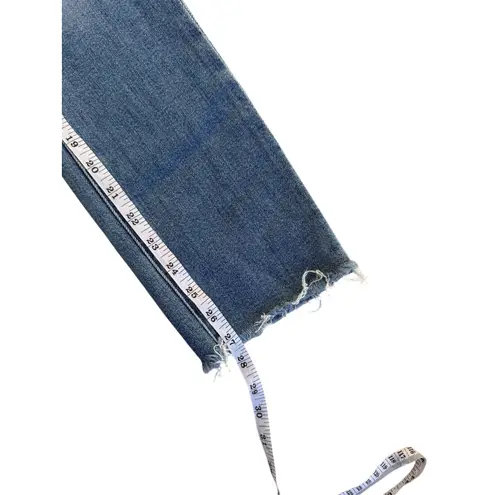 MOTHER Denim MOTHER The Mid Rise Dazzler Ankle Fray Jeans Women's Sz 25 Riding the Cliffside