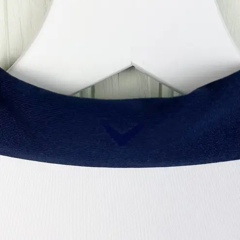 Callaway NEW Golf White Abstract Gradient Stripe Color Block Dress Size Large