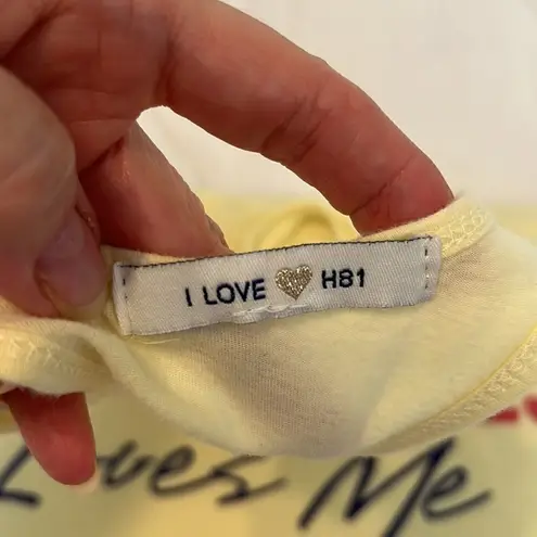 I love 💛h81 size L “Some body in Los Angeles loves me” racerback T